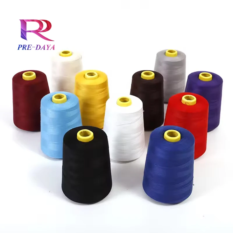 Wholesale 100% Polyester Thread 402 202 203 Sewing Thread for Hoodies and Jackets
