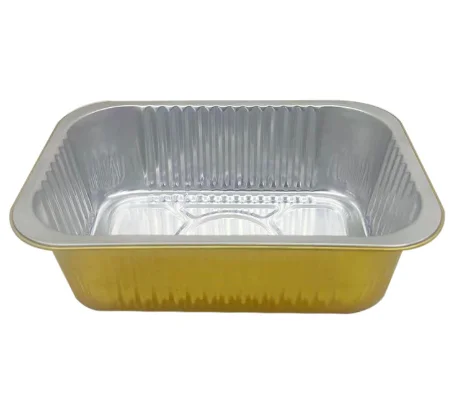 Party colored aluminum food tray cake cup dessert shop foil container hotel restaurants disposable pie foil container
