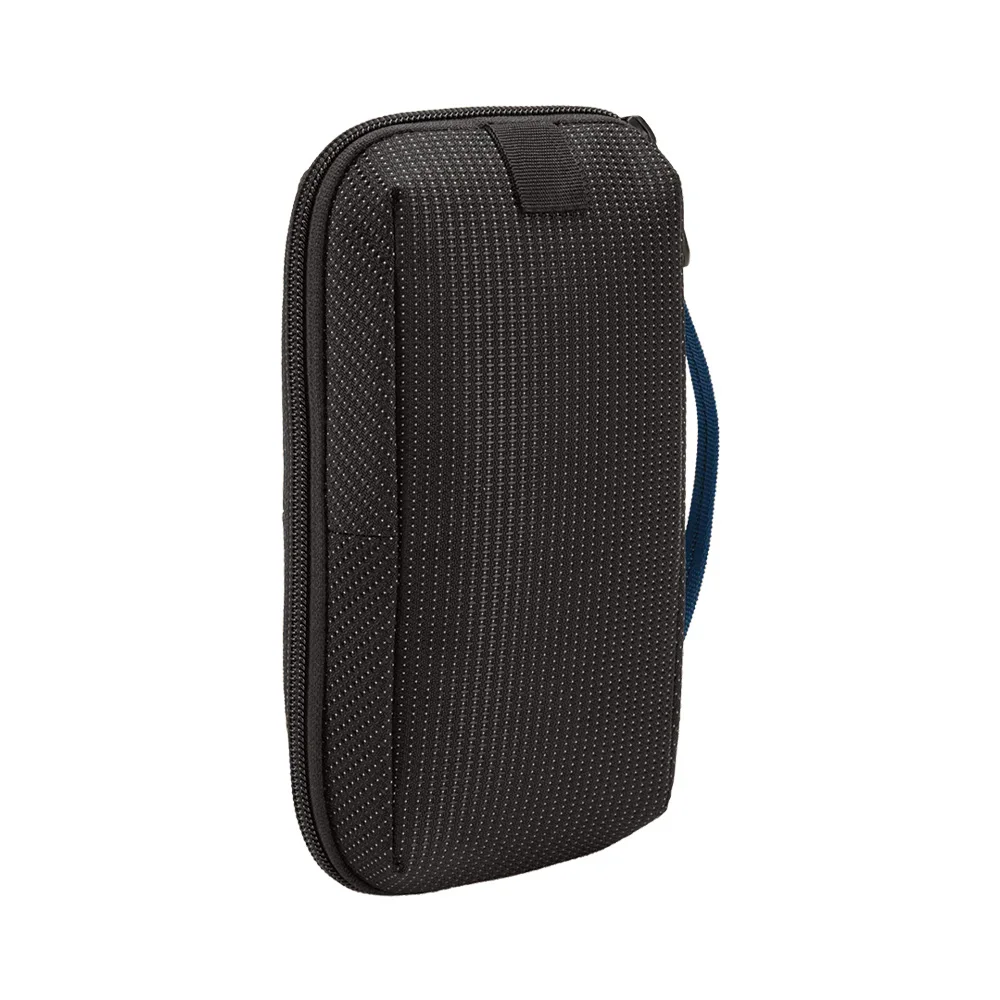 Simple Fashion Nylon Fabric Multi-purpose 2-in-1 Travel Zippered Wallet Electronics Organizer Pouch Travel Passport Pouch