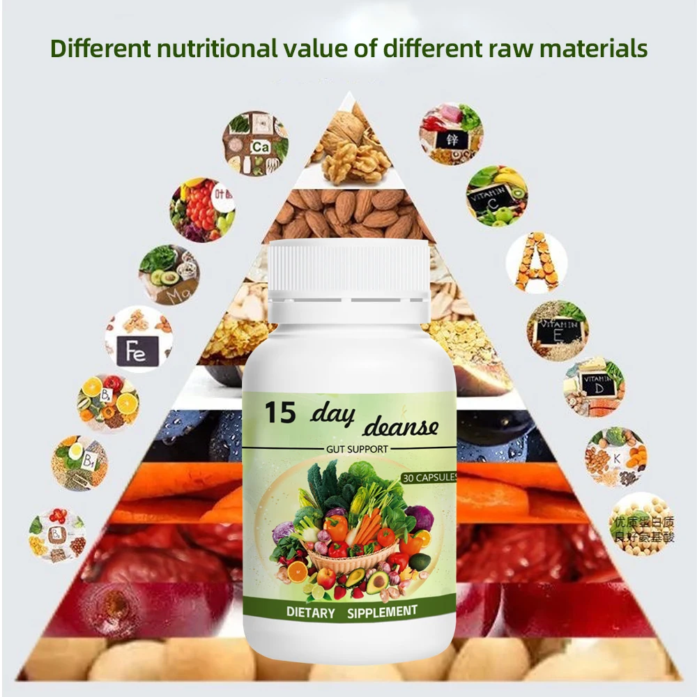OEM Food Supplement Superfoods Fruits and Vegetables Capsules 50 5g Vitamins Customizable Vitamin Sample Pack Small Top Grade