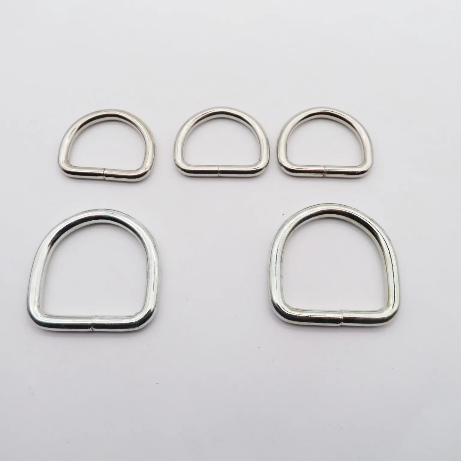 Factory direct sales metal D ring adjustment Connect Decorative buckle for handbags shoes and garment