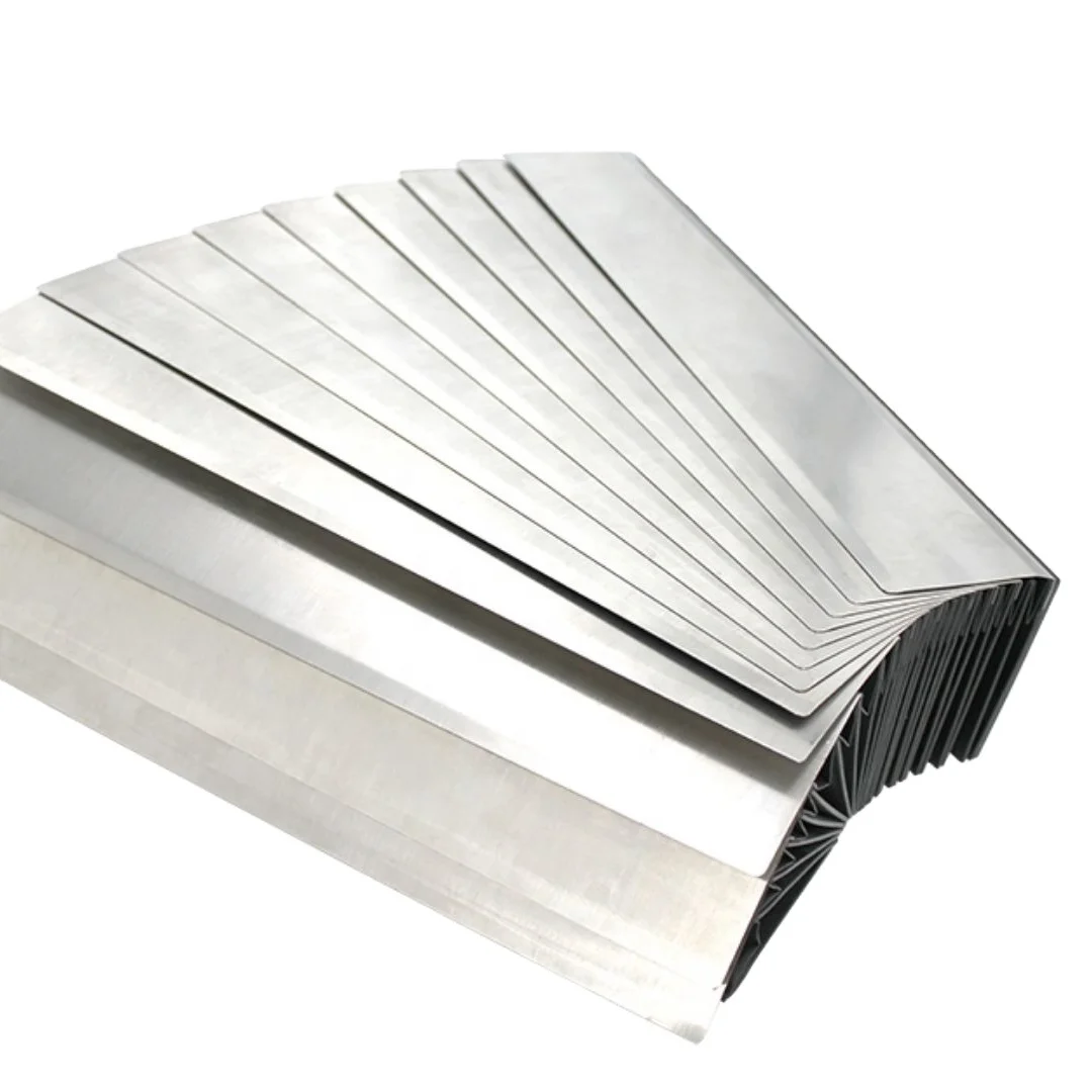 Высокое качество низкая цена Нижняя крышка фрезерный станок с ЧПУ телескопические крышки щит Серебряный маркетинг индивидуальный