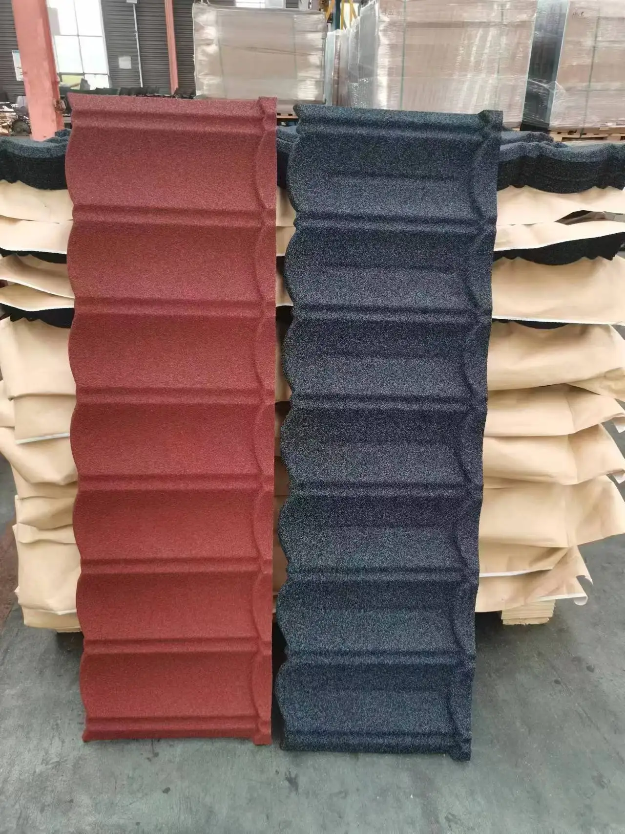 Aluminum Roofing Sheets Color Stone Chips Covered Metal Roof Tiles Customized Flexible Tiles