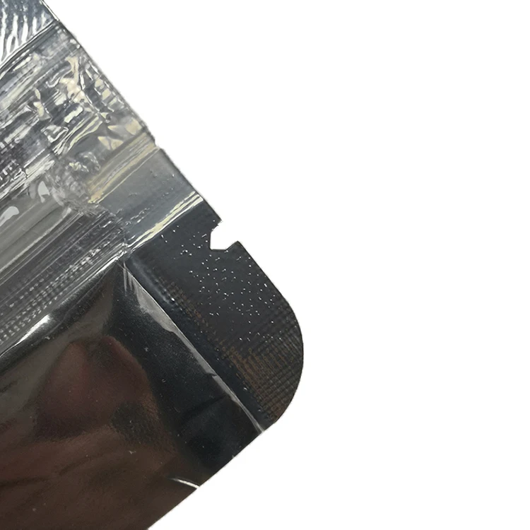 Custom Aluminum Foil Stand Up Pouch Transparent Ziplock Microwave Oven Packaging Plastic Bag