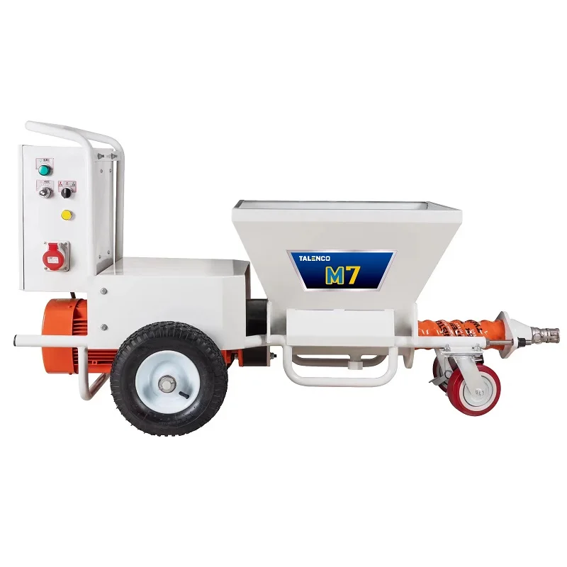 Plaster Mortar Spraying Machine M7 Exterior Wall Gypsum Putty Plaster Mortar Texture Sprayer Machine
