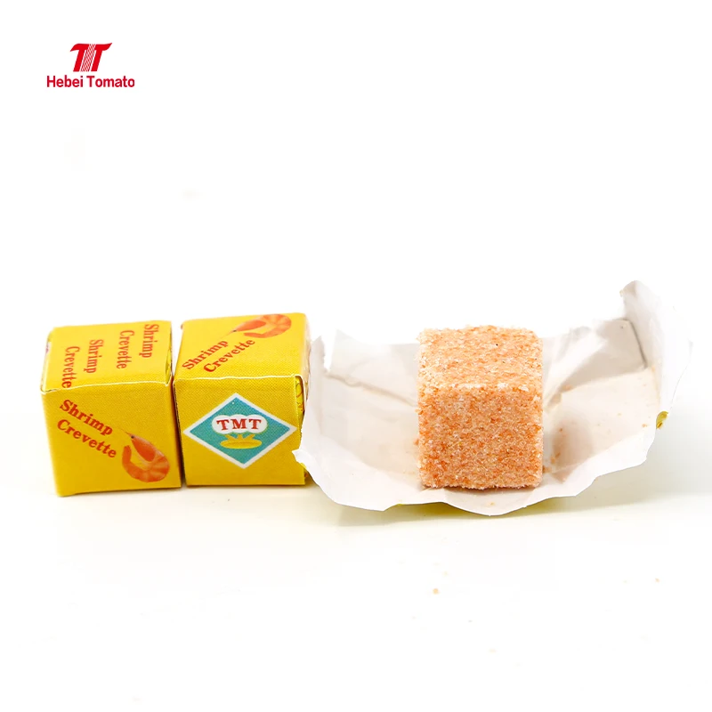 Halal Mixed spices and seasonings bouillon cubes with Lotus brand 4/5/10/12g packaging