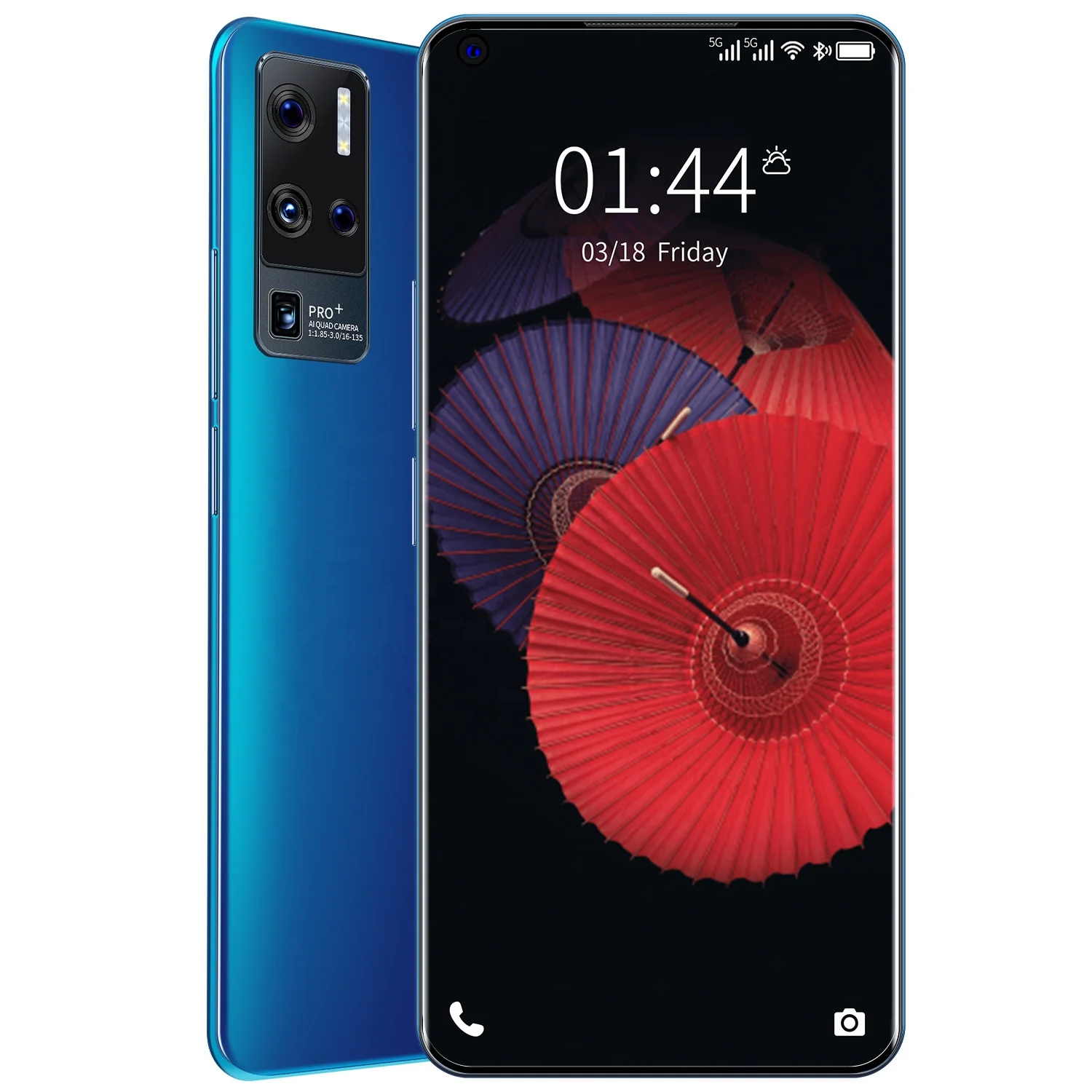  Разблокировать 7 3-дюймовый мобильный телефон 8 + 256 ГБ Face ID Android смартфон сеть 5g две карты 10-ядерный TF