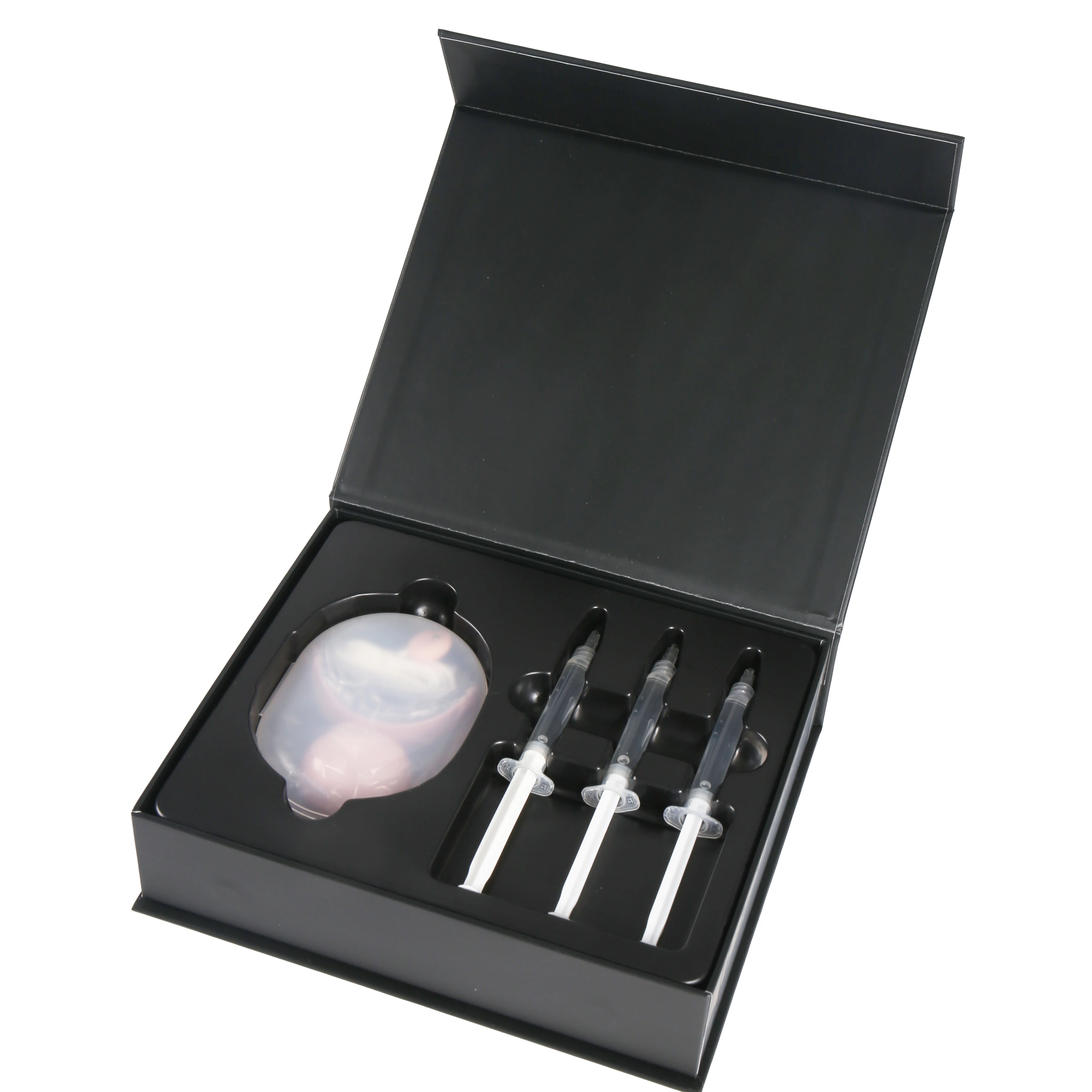 New Type Teeth Whitening Home Kit With 32pcs Blue + Red LED Light Charging Device and  PAP/Hydrogen Peroxide teeth Whitening Gel