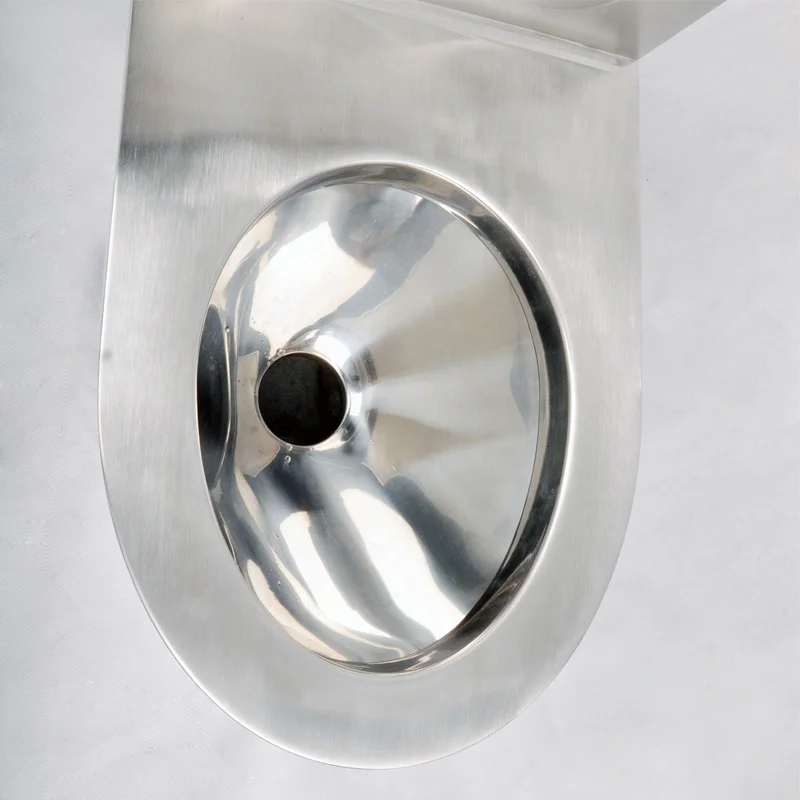
YUSUN Satin Finished Stainless Steel Toilet Pan For Prison Jail 
