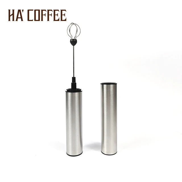 Профессиональная фабрика Ama, оптовая продажа, одно касание, ручной перезаряжаемый Электрический вспениватель молока для кофе