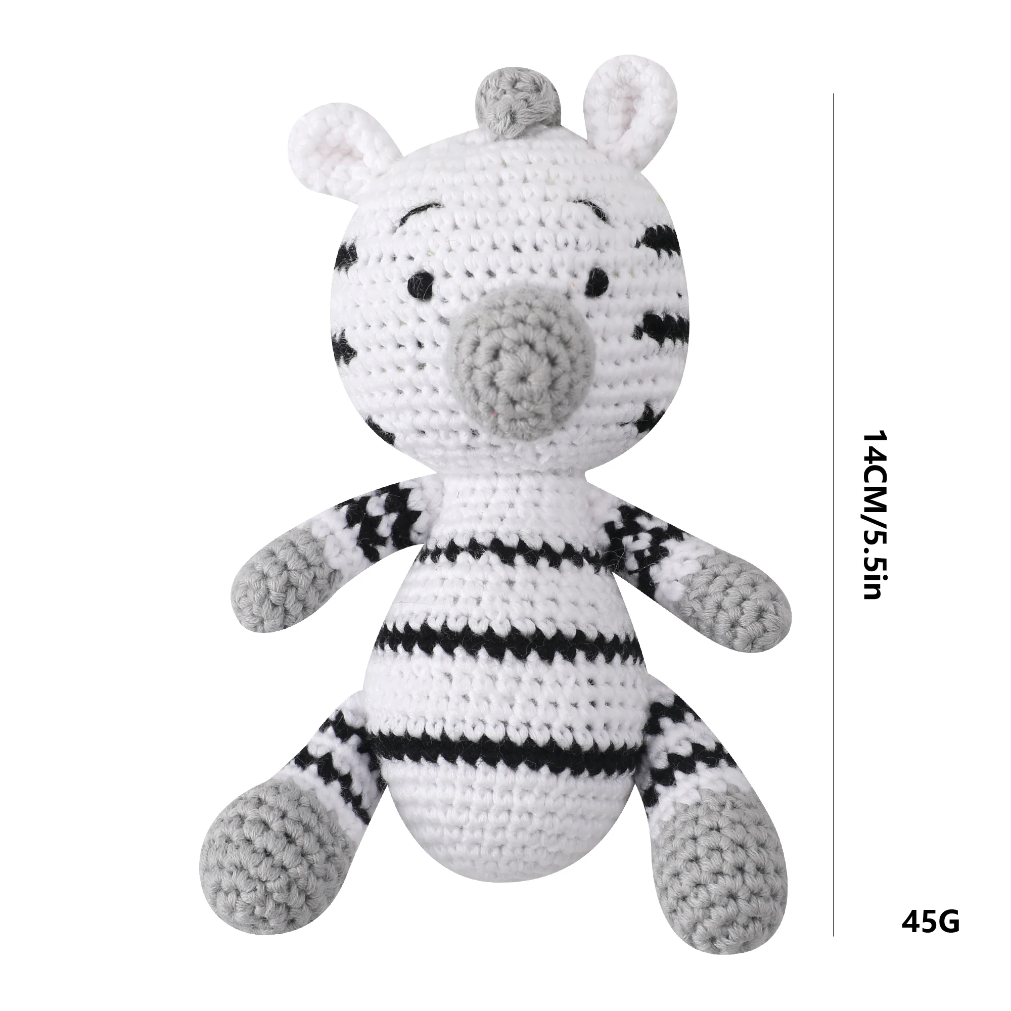 100% handmade crochet knitted toy cute mini stuffed crochet animal toys