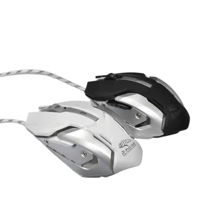 Hot sale RF-1930 ergonomic RGB wired silent and silent design USB gaming mouse suitable for desktop computers and laptops