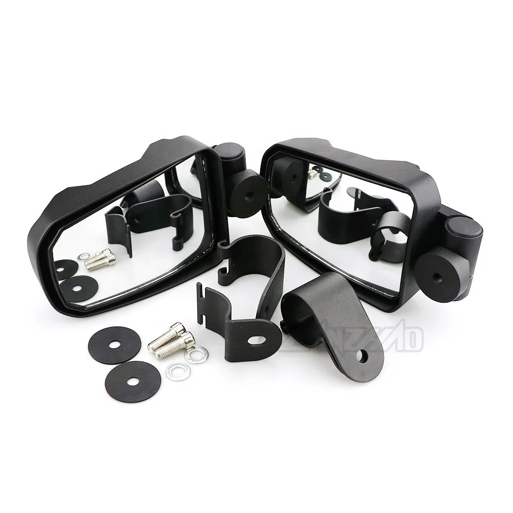 RZR Accessories 1.75-2 Inch Roll Bar Adjustable ATV Side Mirror for Polaris RZR UTV Side Mirrors