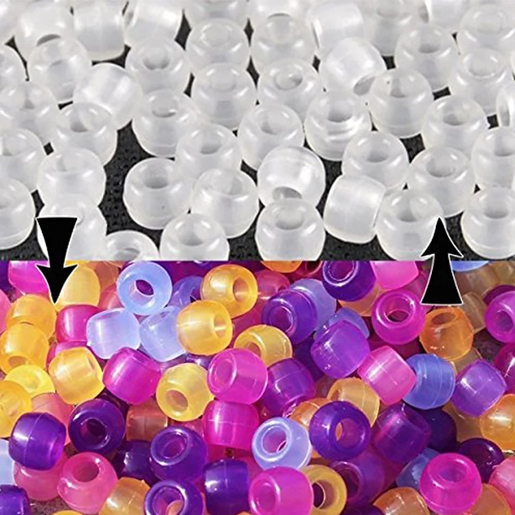 УФ-бусины Pony Energy Bead-меняют цвет на солнце, светятся в темноте, DIY бусины