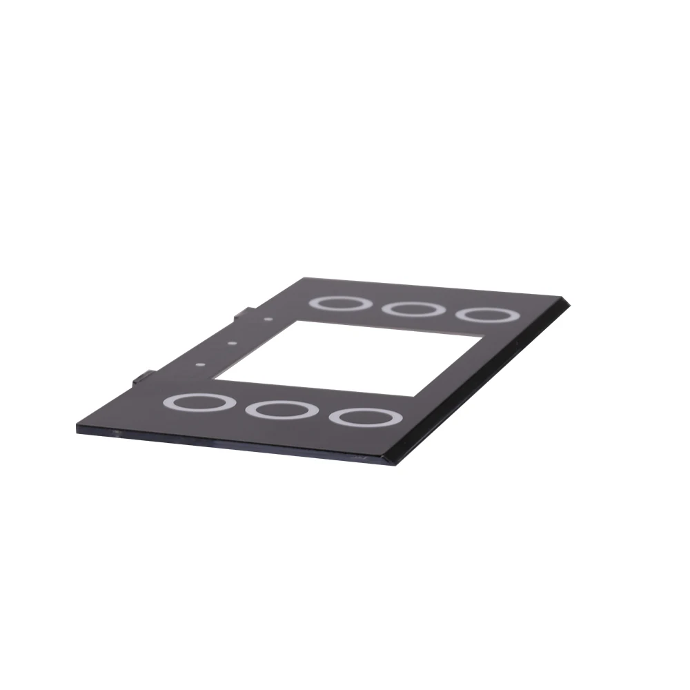 Custom electronics translucence acrylic front panel