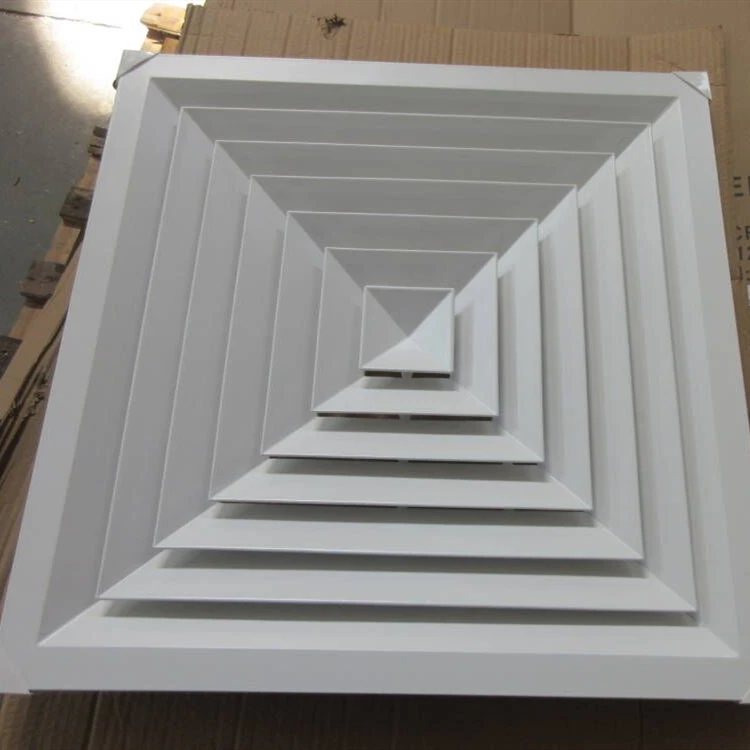 Ventilation adjustable hvac air diffuser air conditioning grills