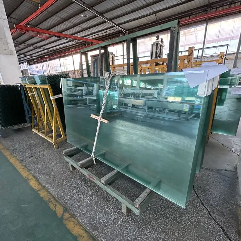 Glass from china 12 mm tempered glass balcony railing Applied bathroom partition canada