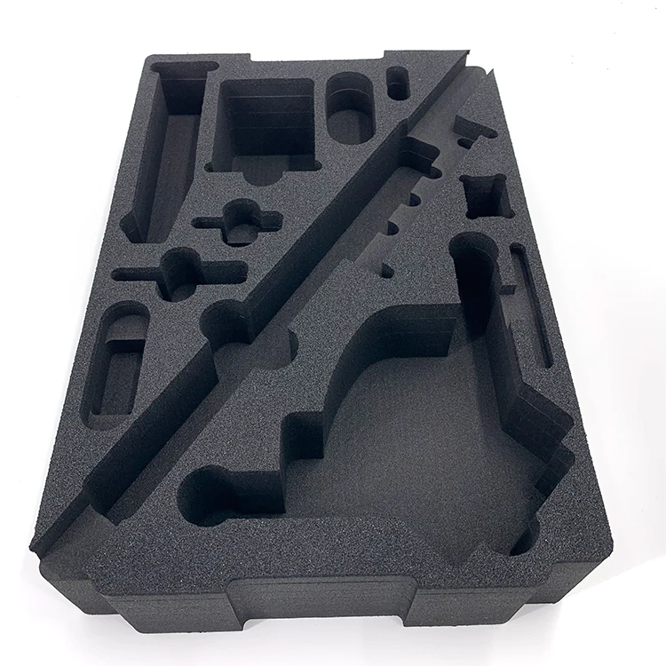 CNC integrated molding process eva hard sponge tool insert EVA foam engraved lining