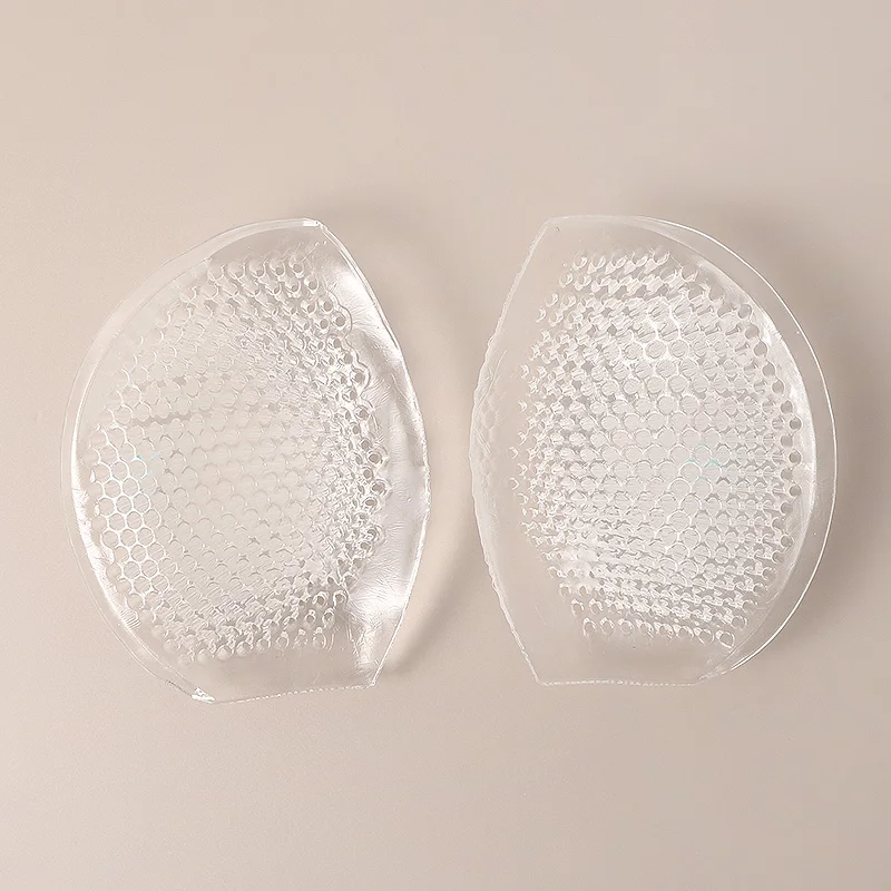 Double Sided Self Adhesive Sticky Silicone Chest moon shape Boom Pads Silicone Bra Reusable Bra Insert Pads Adjustable Foam