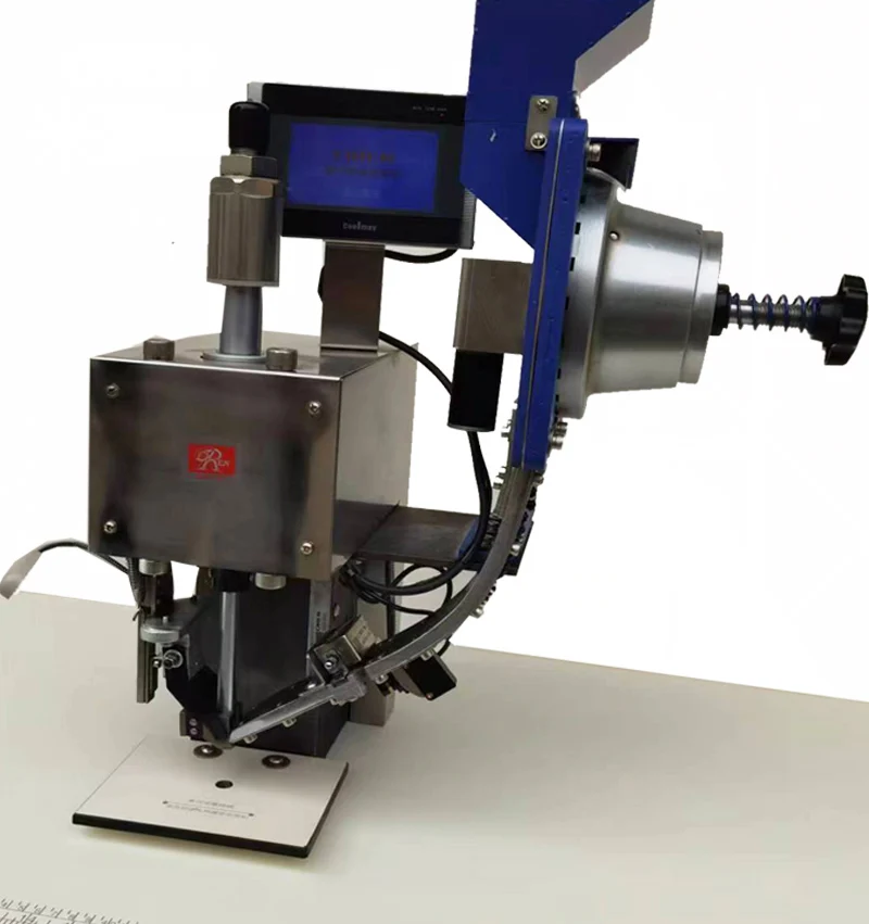 Raincoat button riveting machine Baseball jacket button riveting machine RN-DKJS Leather nailing machine