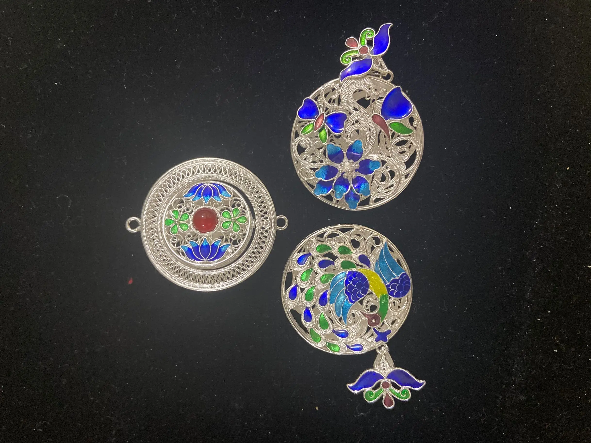 S999 pure real silver Chinese supplier miao ethnic  Silver jewelry Christmas gift customized  ornaments