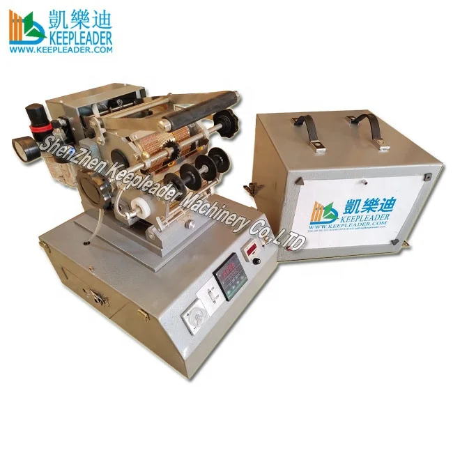 Cable ID Printer Wire Marking Hot Stamping Press Machine of Electric Wires Codes Markers Hot Foil Stamp Printing Engraving Coder