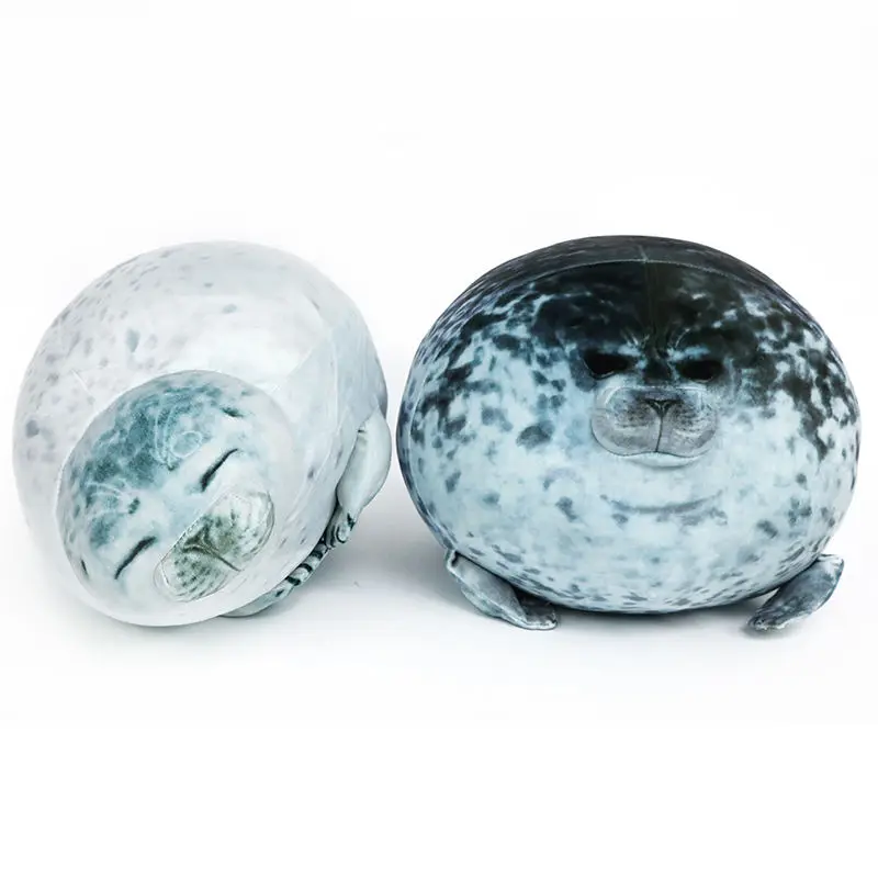 Custom Design Doll Cute Stuffed Plush Seal Plush Animal Pillow Soft Plush Toy Duck Shaped Pillow