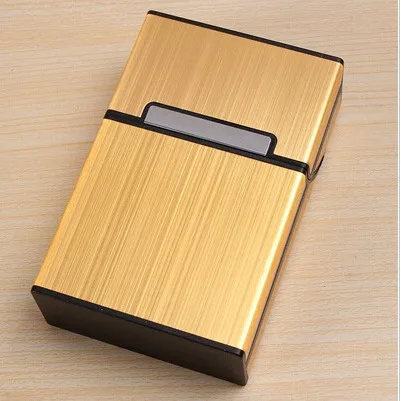 20 Capacity Cigarette Case with Aluminum Automatic Slider