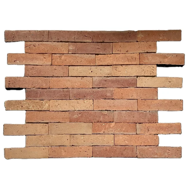 Дешевая красная кирпичная плитка, интерьерное украшение для стен, старый кирпич