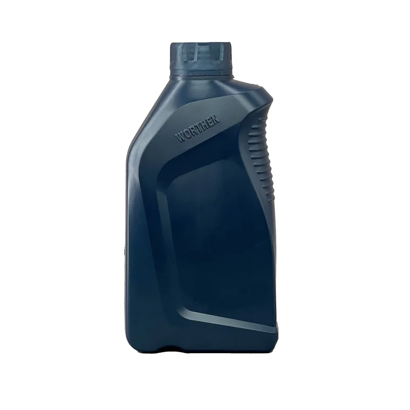 Custom Label Free Sample 1L Dark Blue Motor Oil Bottle HDPE Empty Engine Oil Bottle for Motor Use