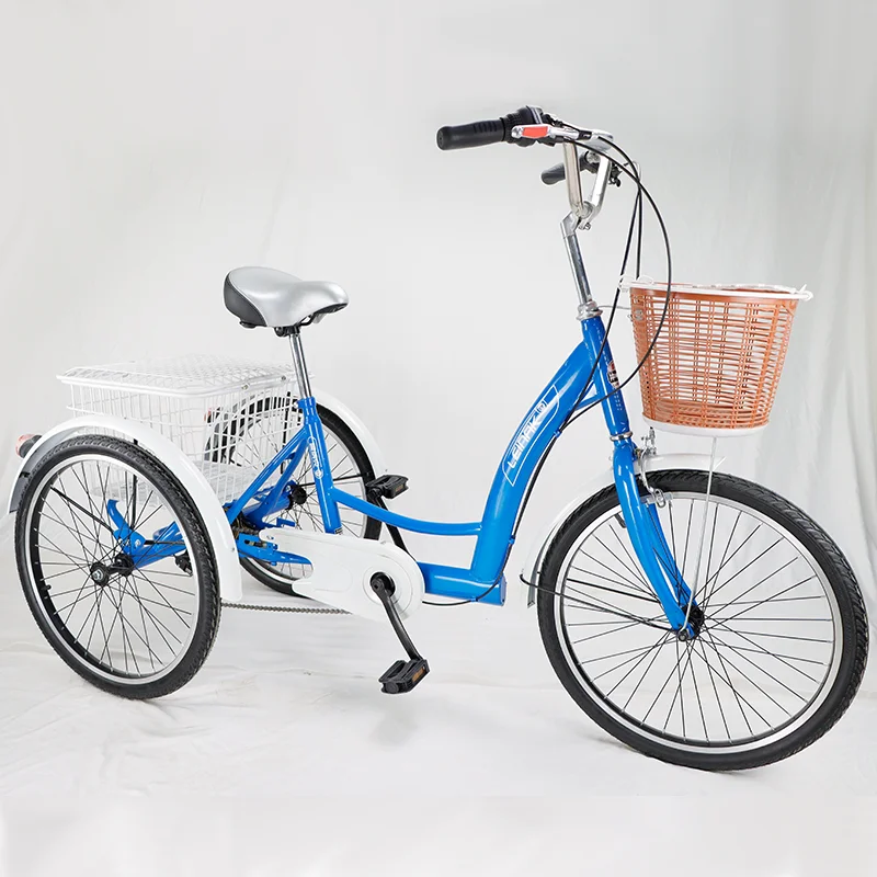 Newest Model Put On Shelves Multiple Color Options Leisure Time Single 24 Inches Speed High Carbon Steel Bicycle Tricycle
