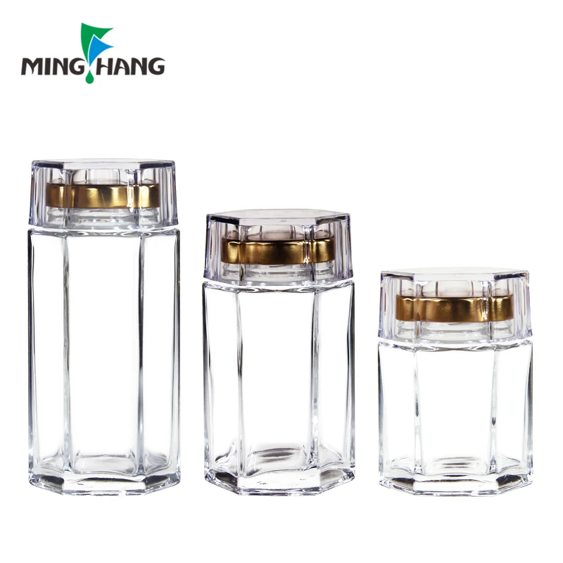 Wholesale Hex Spice Jars with black Lids for Party Favors from Manufacturer DIY Spice Condiment Jars