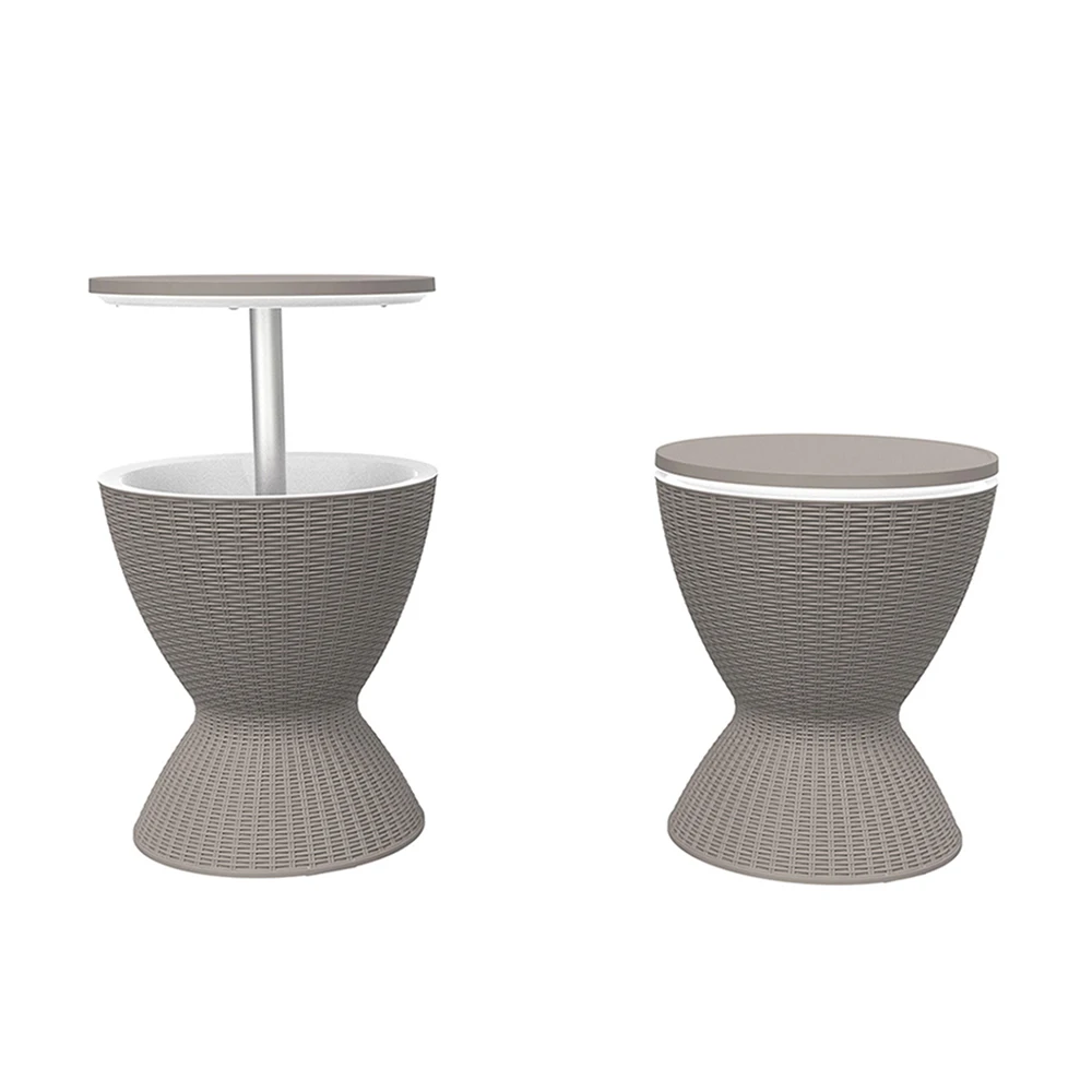 Outdoor Poolside Cooler Box Outdoor Cooler Bar Beer And Wine Ice Bucket Table