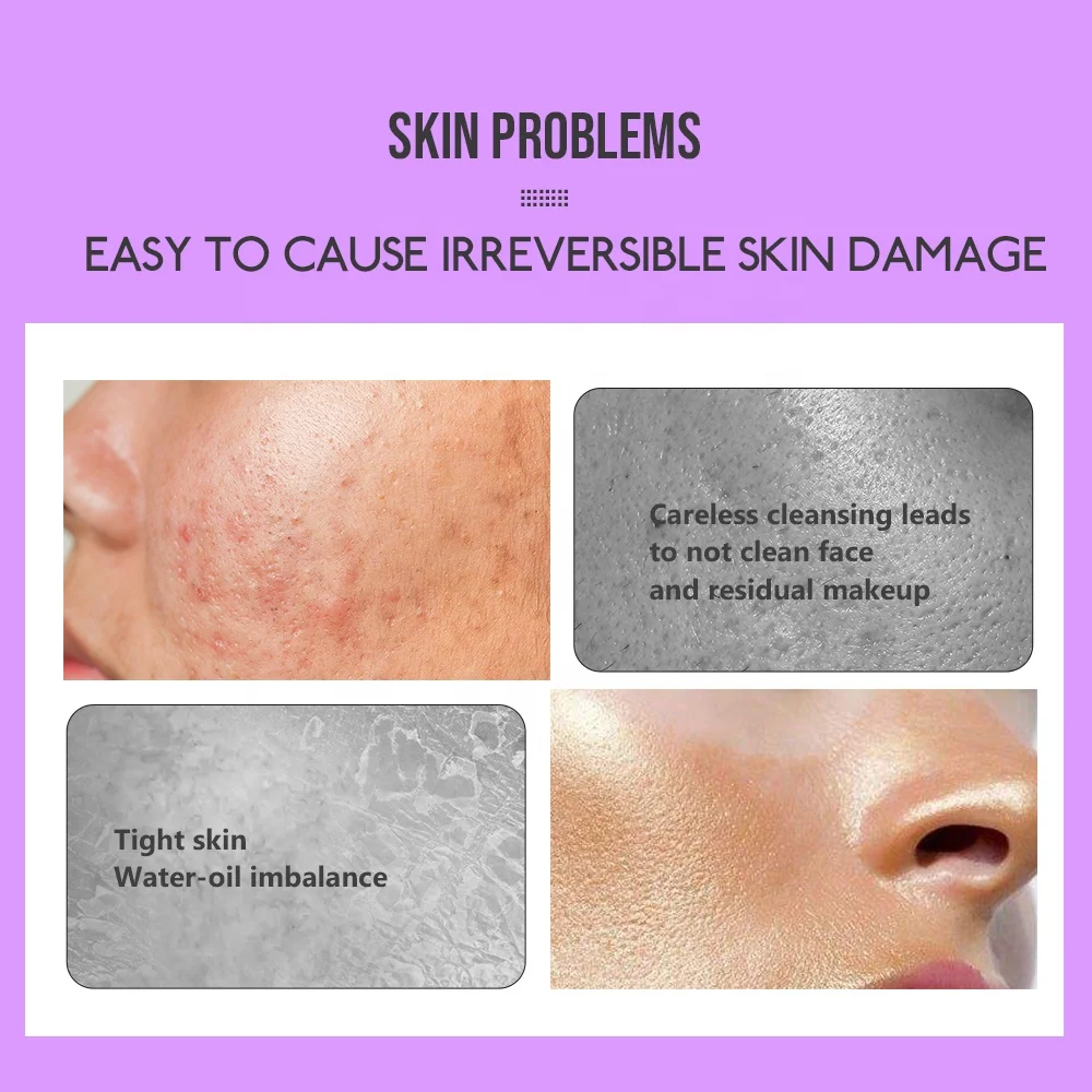 Custom Korean Makeup Remover Face Wash Amino Acid Oil Control Facial Foam Cleanser Organic Fruit Cleansing Mousse