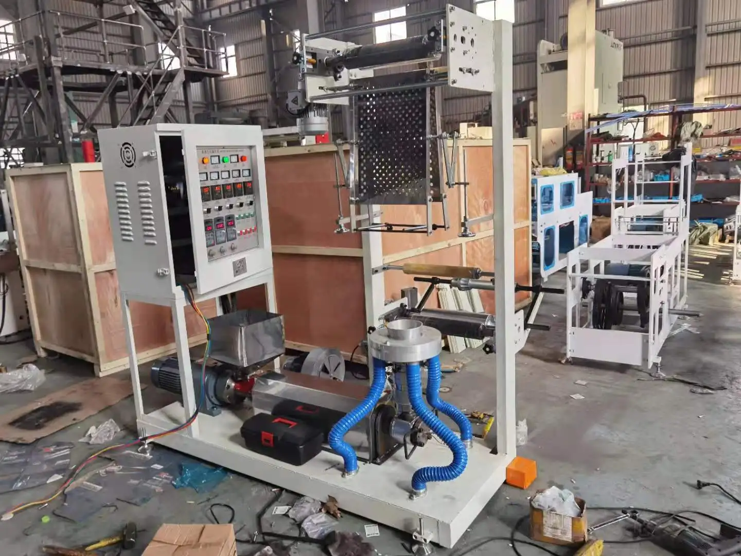 Mini Lab HDPE Film Extruder/ Extrusion Machine