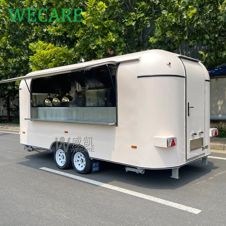 Wecare пляжный бар мобильный ресторан барбекю концессионный фургон для пиццы грузовик еды имбисваген реморк foodtruck прицеп ЕС