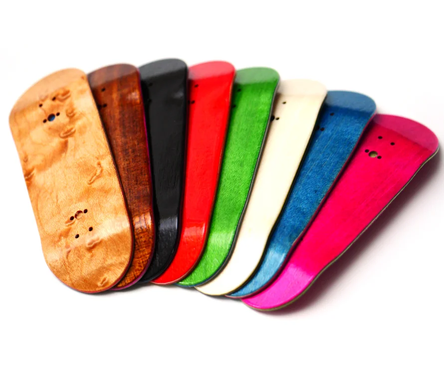 2025 NEW XC Wholesale Professional Tech Custom Finger Skate Board Maple Wood Deck Fingerboard with children adult gift