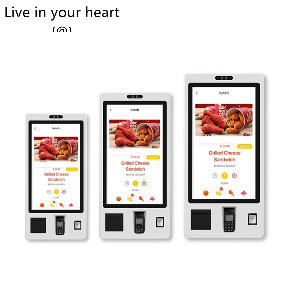 kiosk of pos bills interactive touch screen digital signage android all in one touch screen self service kiosk