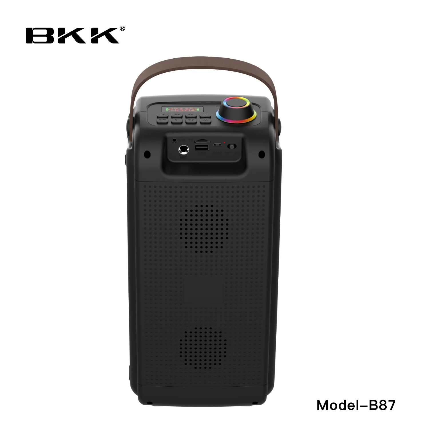 New Arrival  Portable Handle  Speaker Sound Box Outdoor Speaker with Colorful Light  Bluetooth Speaker