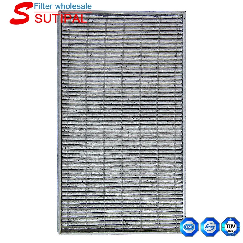 Sutipal suitable aldehyde removal element ACK70NMCK7  corrugated black cabin filters air purifier hepa filter