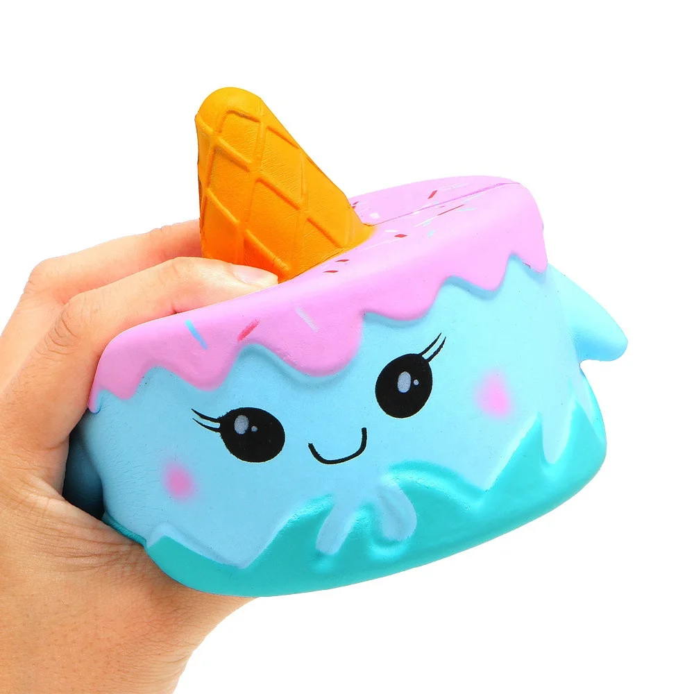 Jumbo Unicorn Squishy Cake Donut Toy China Wholesale Custom Slow Rising Pu Stress Relief Squishies Toys juguetes al por mayor