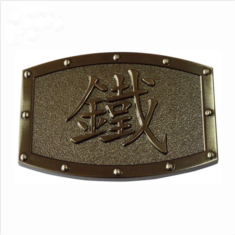 3d custom zinc alloy belt buckles male