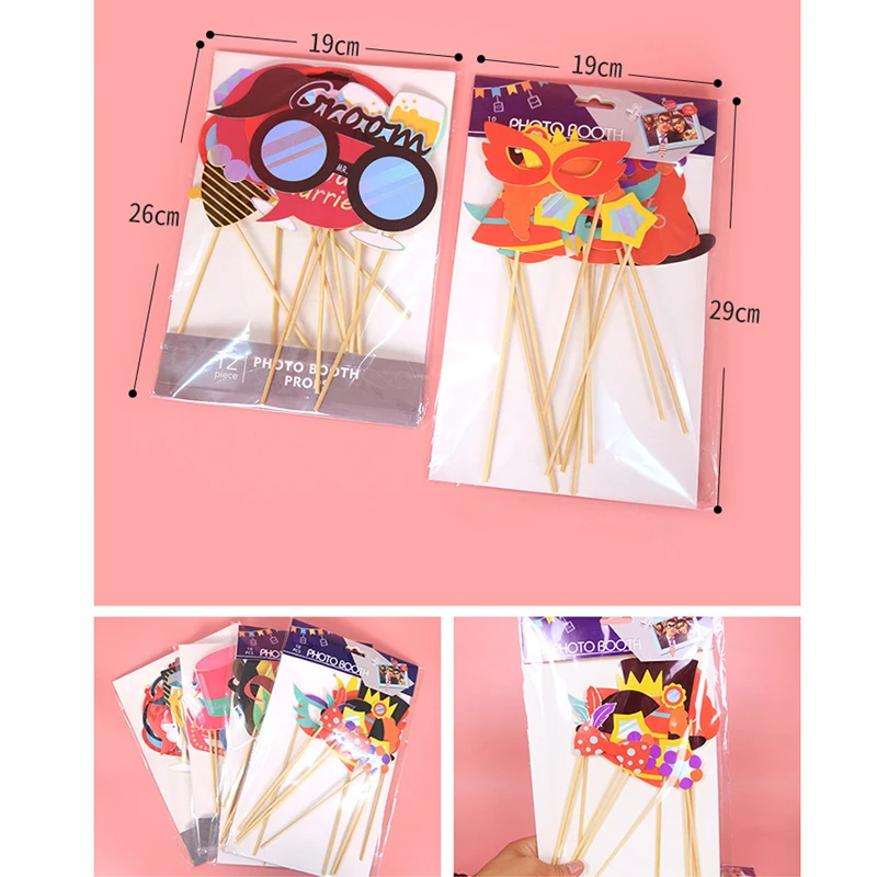 Bridal Shower Wedding Groom To Be Party Yes I Do Just Married Themed  Goblet Mustache Glasses Lips Heart Shape Photo Booth Props