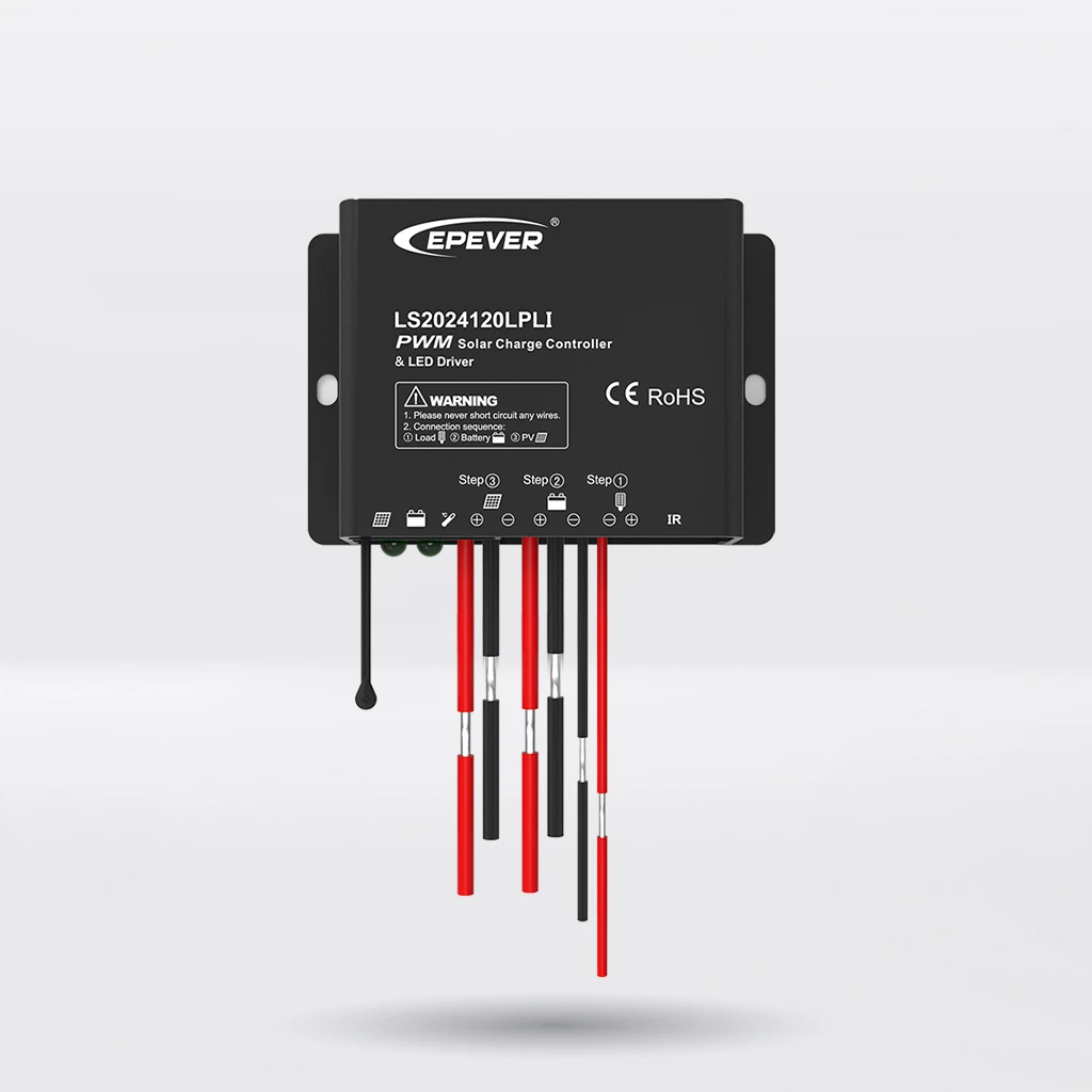 EPever LS-LPLI инфракрасный Коммуникационный умный Солнечный контроллер Светодиодный драйвер Водонепроницаемый 10A 12VDC PWM солнечного