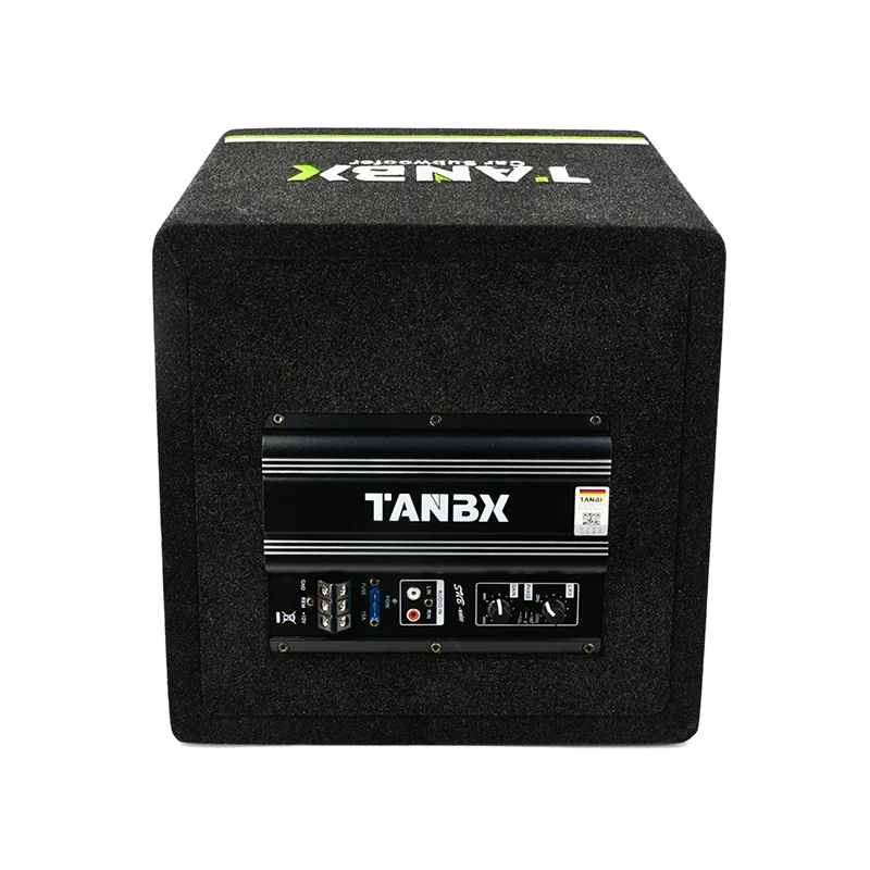 hot selling 10 inch car Subwoofer with box and amp  car audio active speaker box