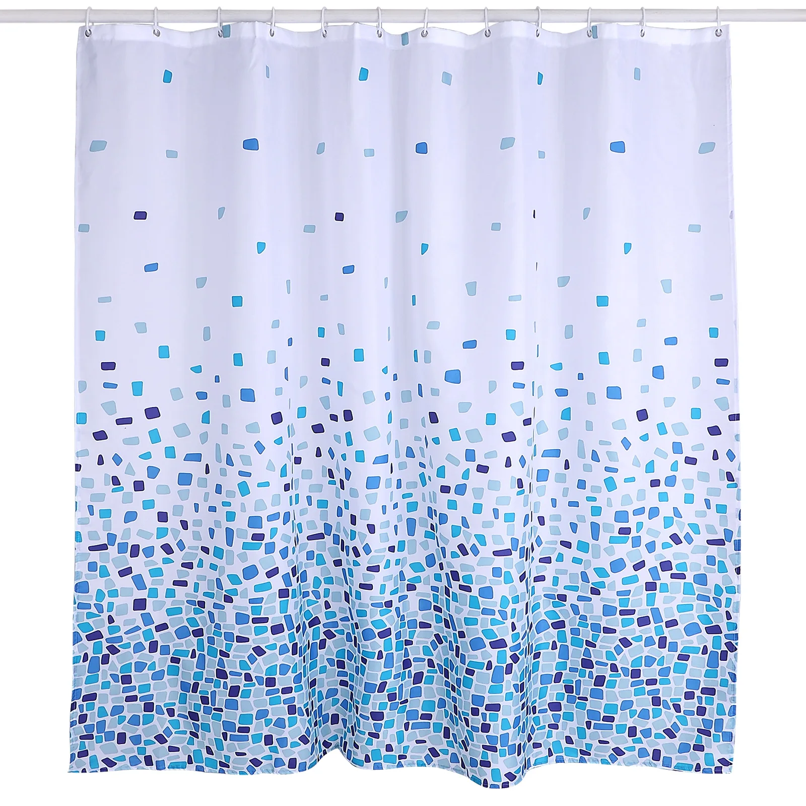 Лидер продаж на Amazon, душевая занавеска с мозаичным дизайном и принтом, с пластиковыми крючками, набор из 13