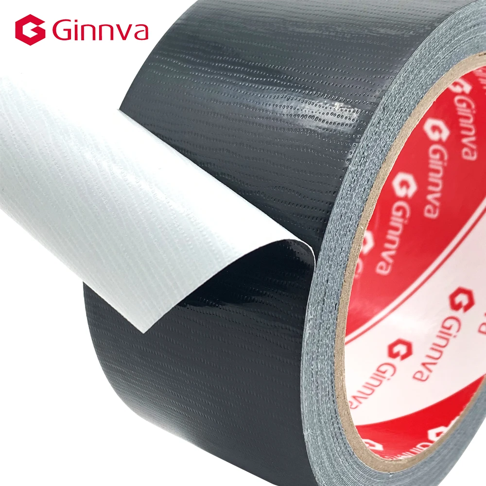 strong adhesiveness cloth backing black matt gaffer tape