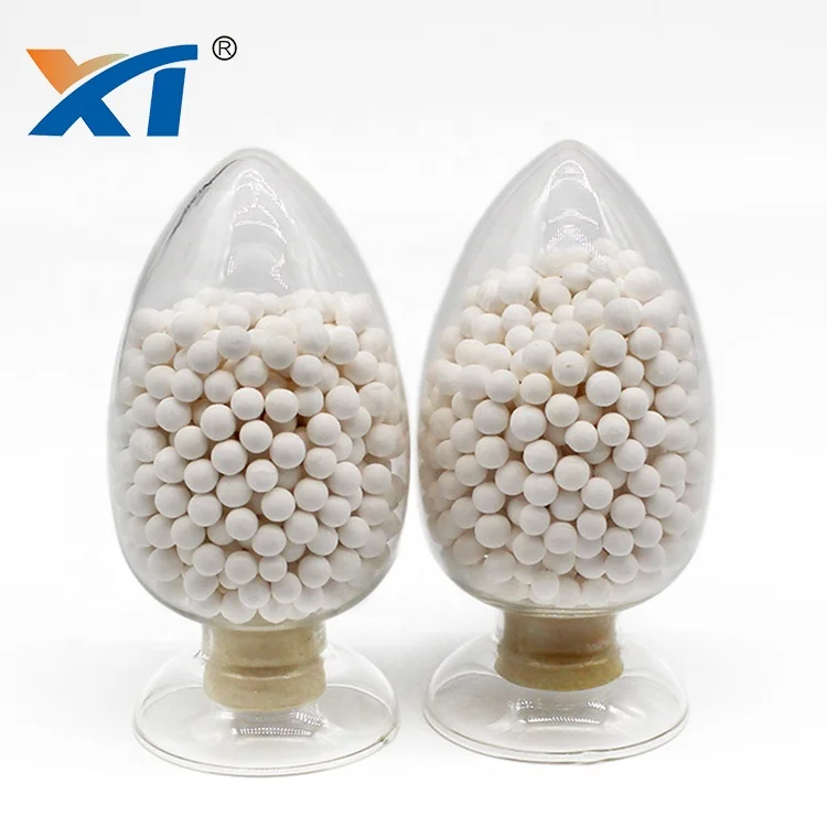 KA100 activated alumina adsorbent 1.5-3.2mm as filtration media for polymer purification