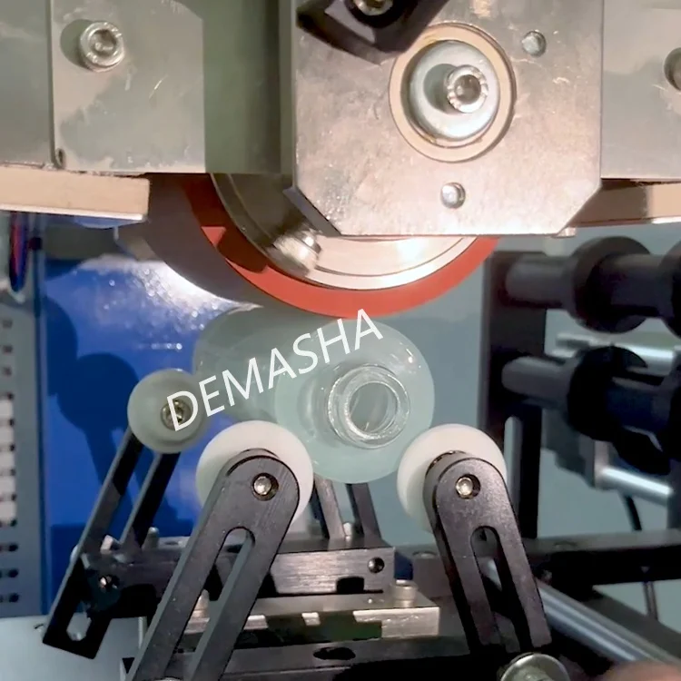 DM Customized mini digital pneumatic hot foil stamping machine for leather glass bottle