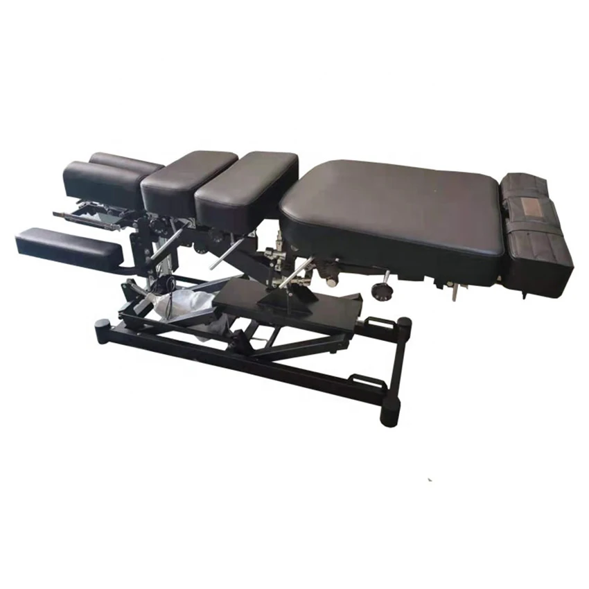 Luxury electrical chiropractic table bed lumbar traction  and spinal decompression table